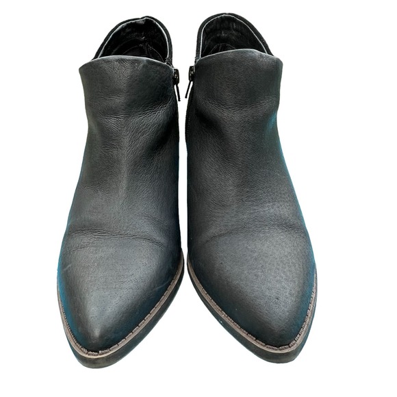 Yellow Box “Dannika” Women’s Black Leather Ankle Boots 9M EUC - Picture 13 of 13